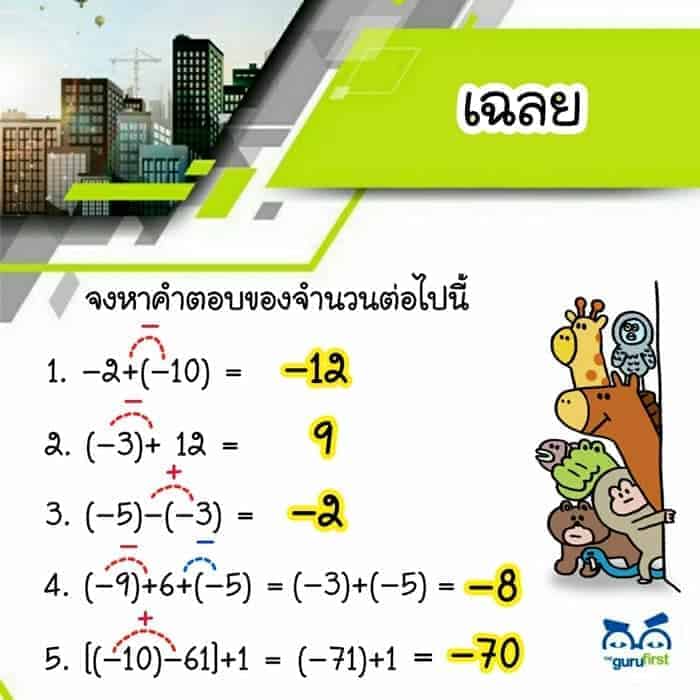 เฉลย