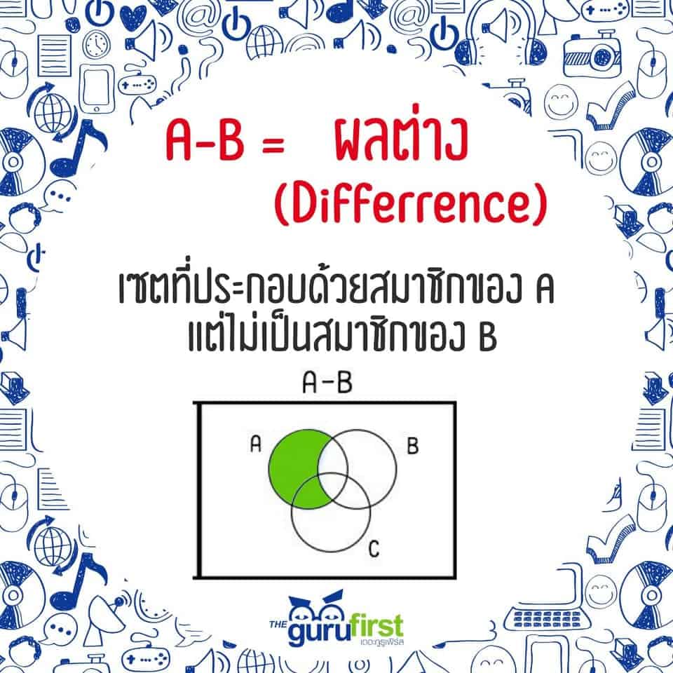 ผลต่าง Differrence