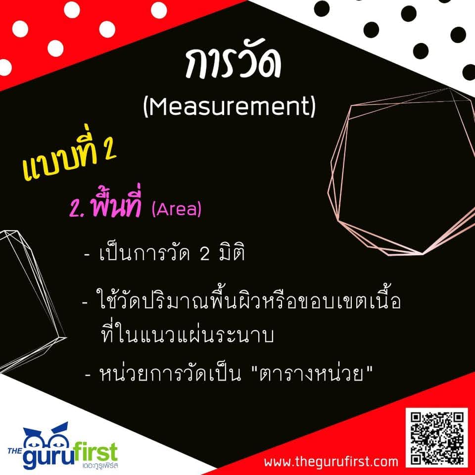การวัดพื้นที่
