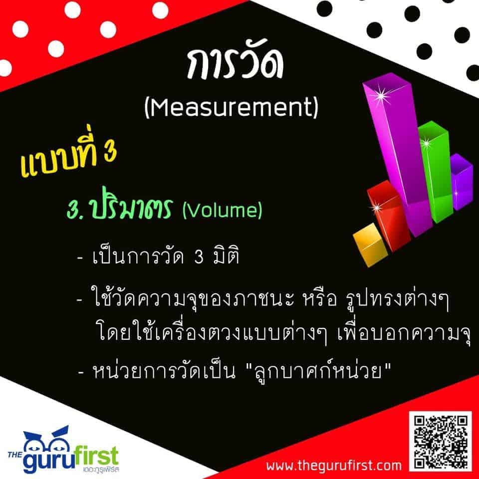 การวัดปริมาตร