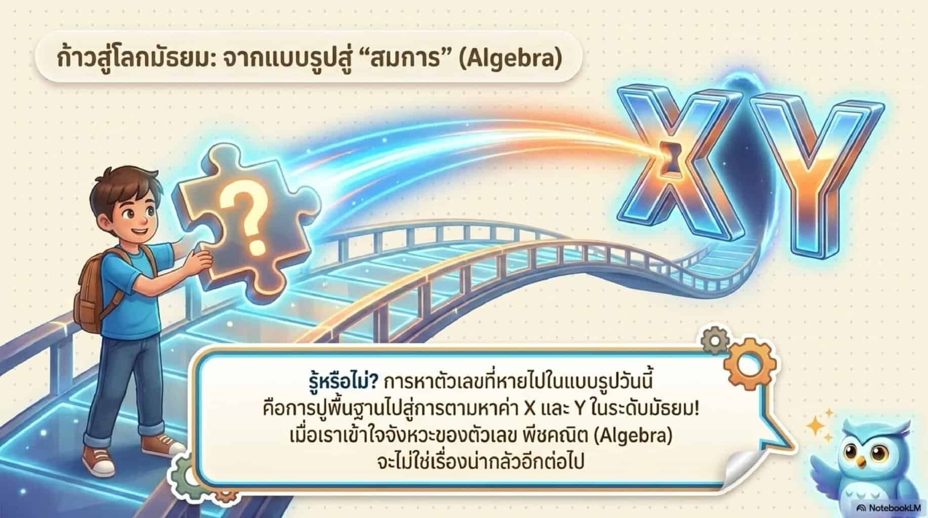 ก้าวสู่มัธยม สมการ