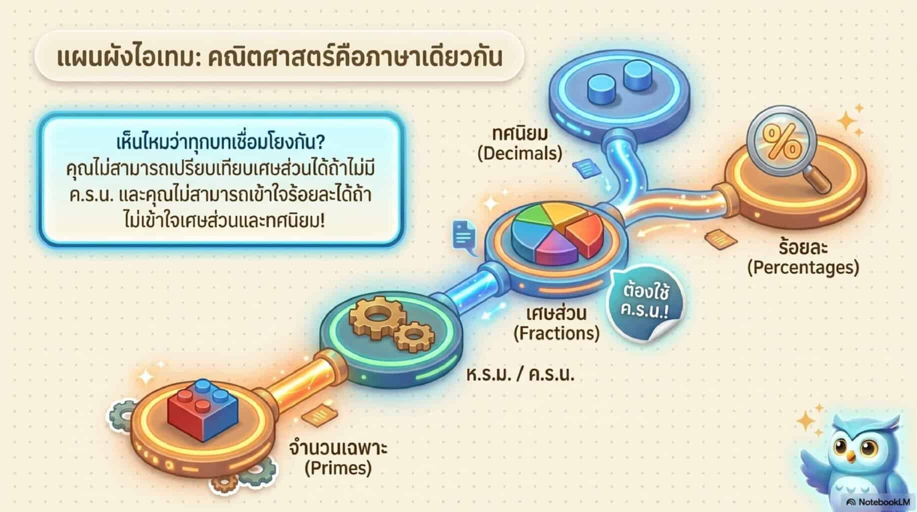 คณิตศาสตร์ ที่เชื่อมโยงกัน