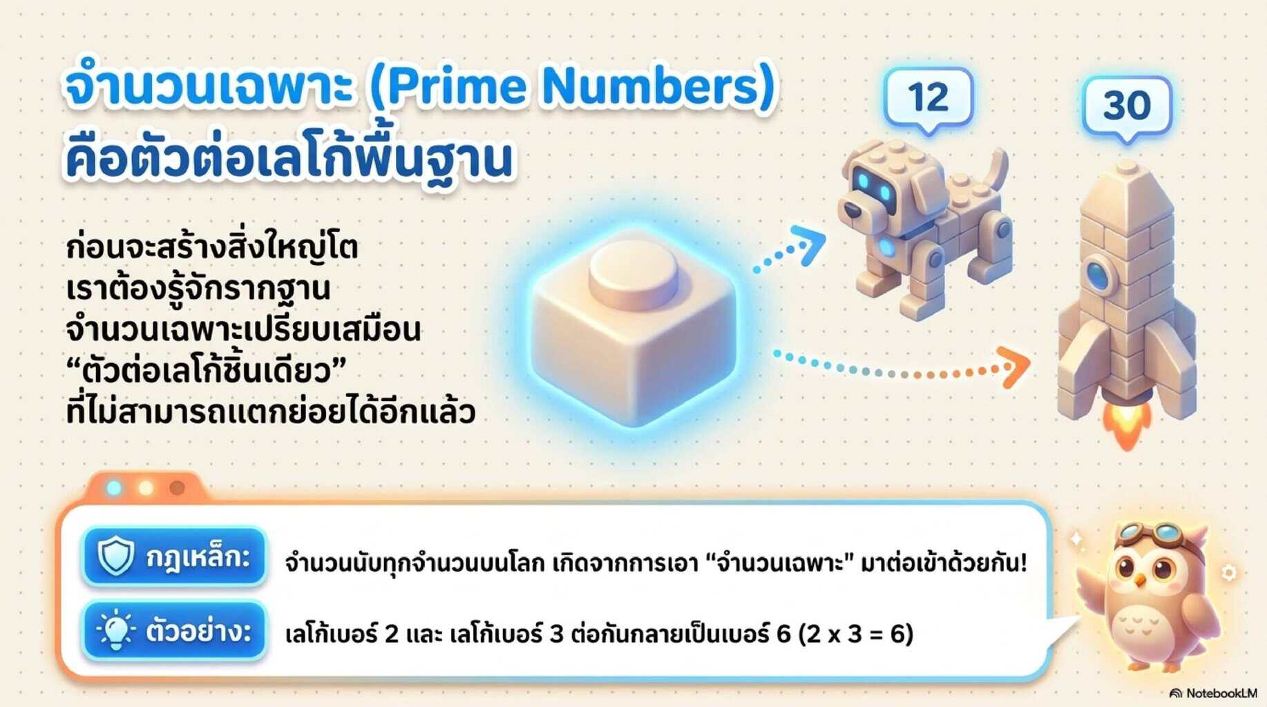 จำนวนเฉพาะ คือพื้นฐาน