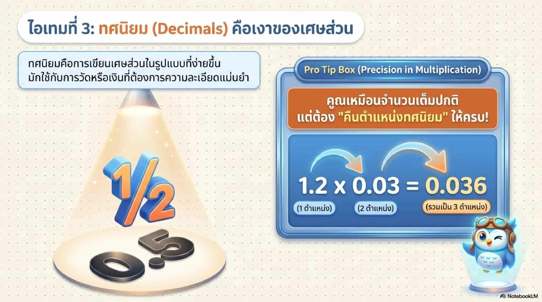 ไอเทม 3 ทศนิยม