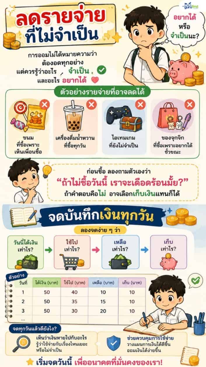 03 ลดรายจ่าย ที่ไม่จำเป็น TGF